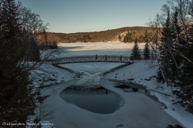 Arrowhead provincial park in the winter