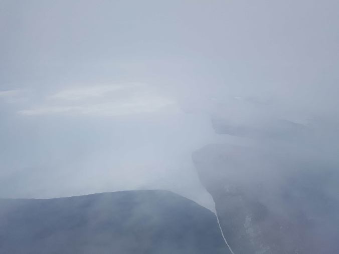 Lake Superior and Sleeping Giant from the airplane window