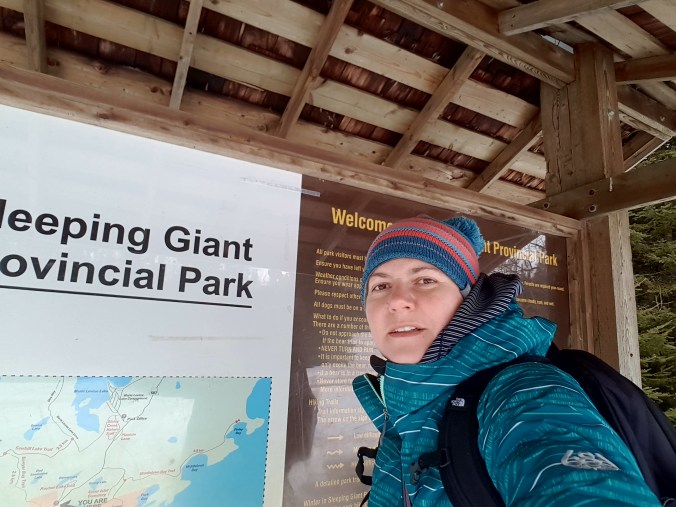 hiking at Sleeping Giant