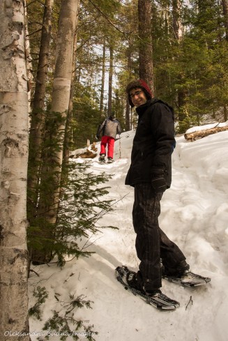 snowshoeing at Windy Lake Provincial Park