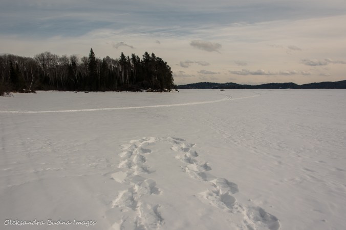 Windy Lake in the winter