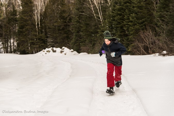 snowshoeing at Windy Lake Provincial Park