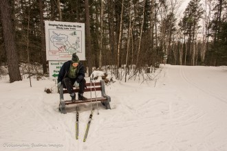 cross-country skiing near Windy Lake Provincial park - Onaping Falls Nordic Ski Club