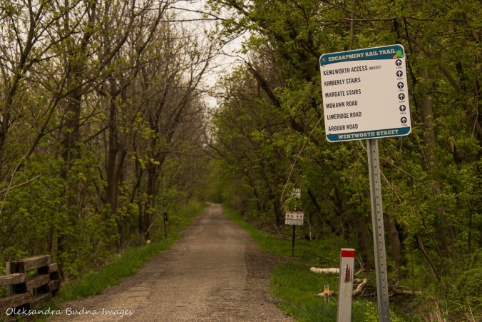 Escarpment Rail Trail in Hamilton, ON