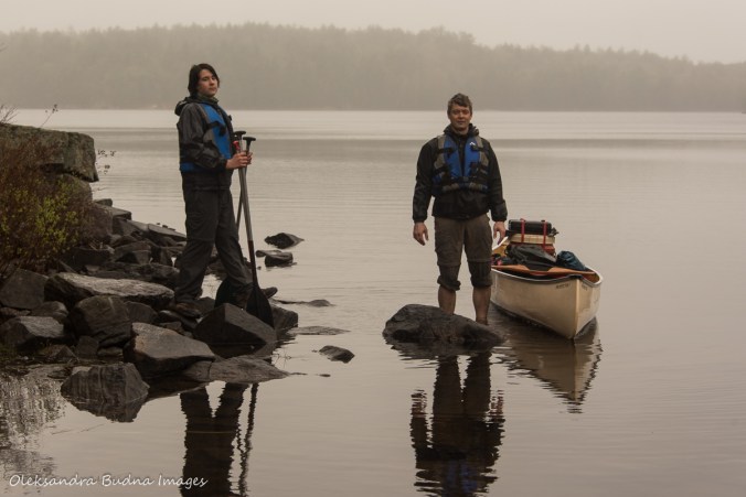 portage into Cox lake at Kawartha Highlands