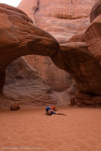 Sand Dune arch in Arched National Park