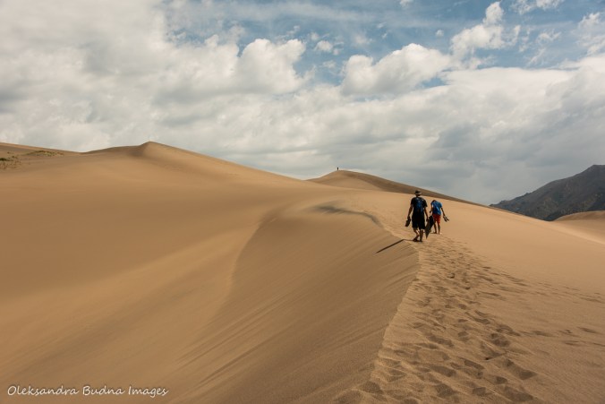 sand dunes at Great Sand Dunes National Park in Colorado