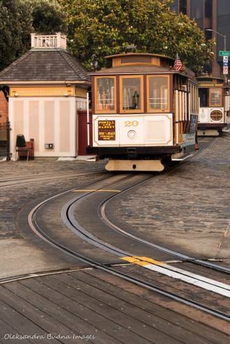 cable car in San Francisco