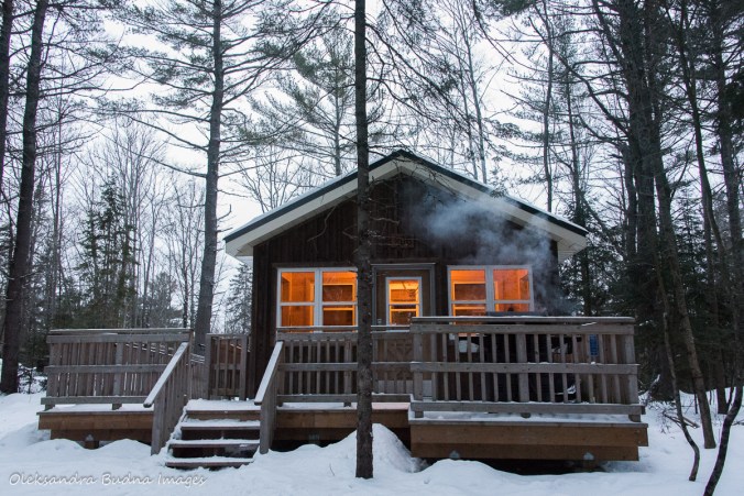 Black Bear's Den cabin in Silent Lake provincial park