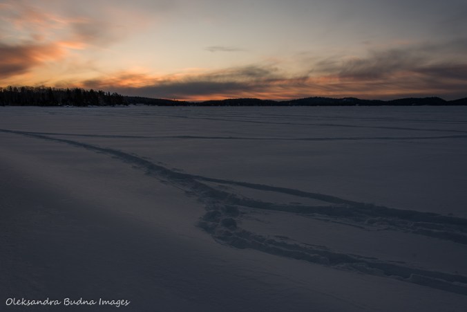 Windy Lake in the winter