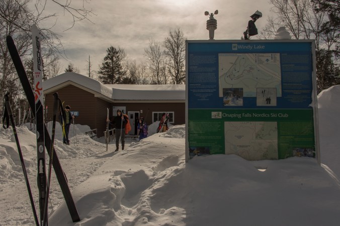ski chalet at Windy Lake Provincial Park