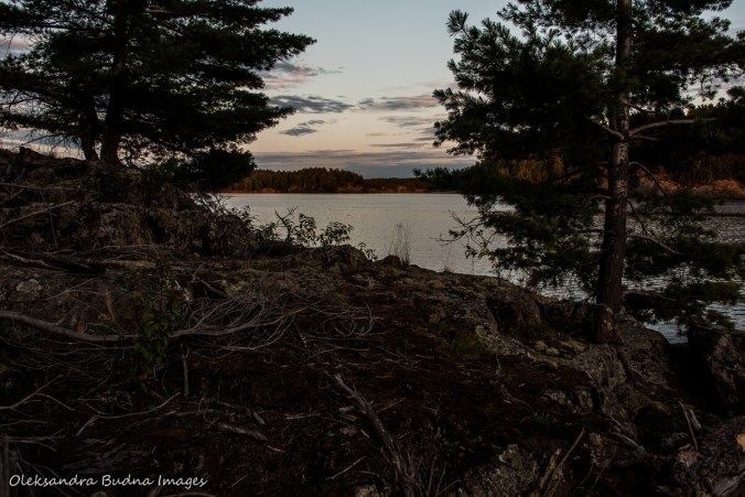 view from site 133 on McGregor Bay in Killarney
