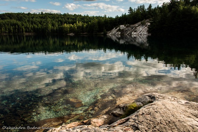 view from site 143 on Nellie Lake in Killarney