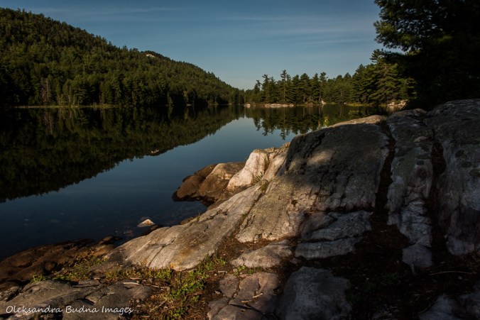 view from site 179 on grace Lake in Killarney