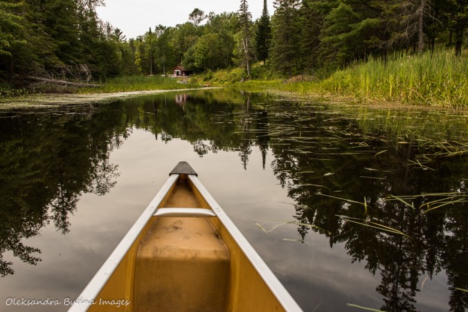 paddling on creek near Widgawa Lodge