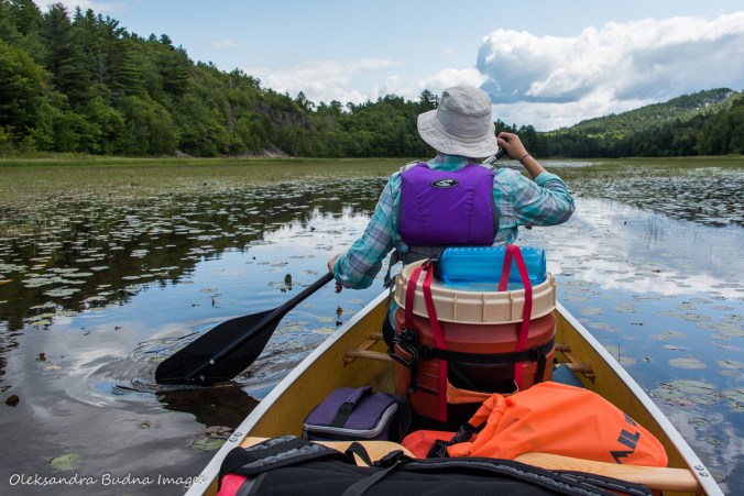 paddling on Howry Creek in Killarney