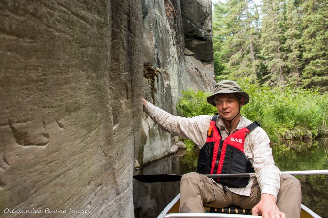 paddling on Kirk Creek in Killarney