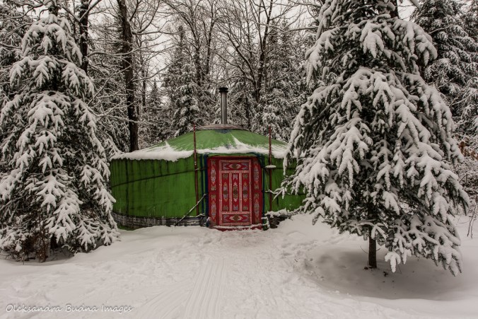 Mongolian yurt at Les Toits du Monde