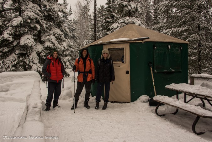 yurt at Windy Lake Provincial Park