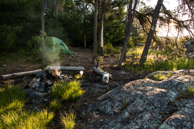 site 173 on Helen Lake in killarney