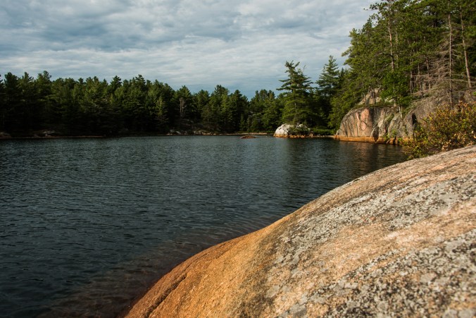 view from site 72 on Ruth-Roy Lake in Killarney