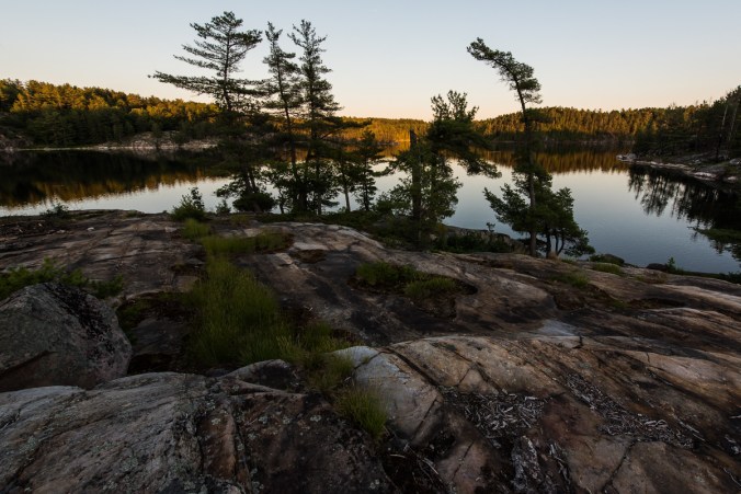 view from portage between Helen and Low