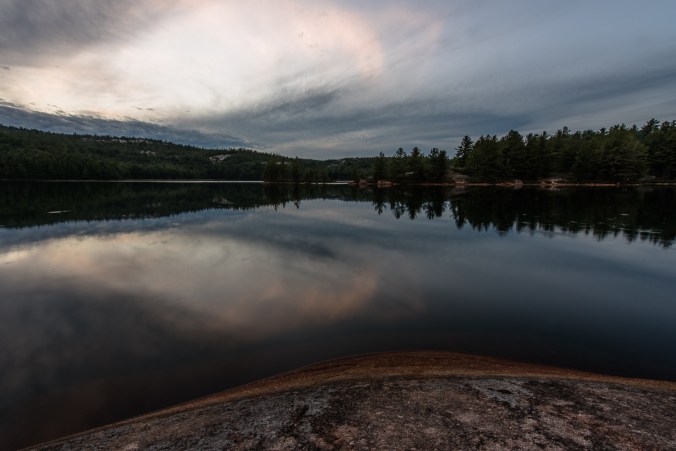 view from site 72 on Ruth-Roy Lake in Killarney