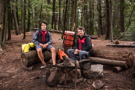 campsite on North Tea Lake in Algonquin