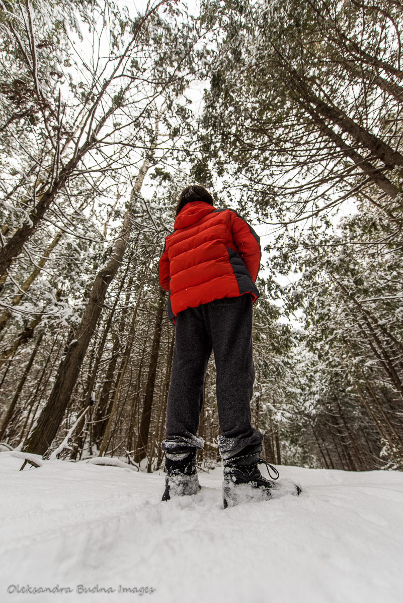 winter hiking at Boyne Valley