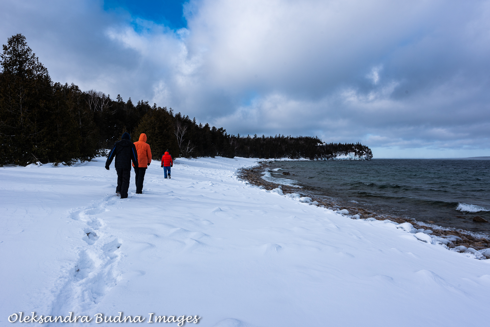 Bruce Peninsula National Park in the winter