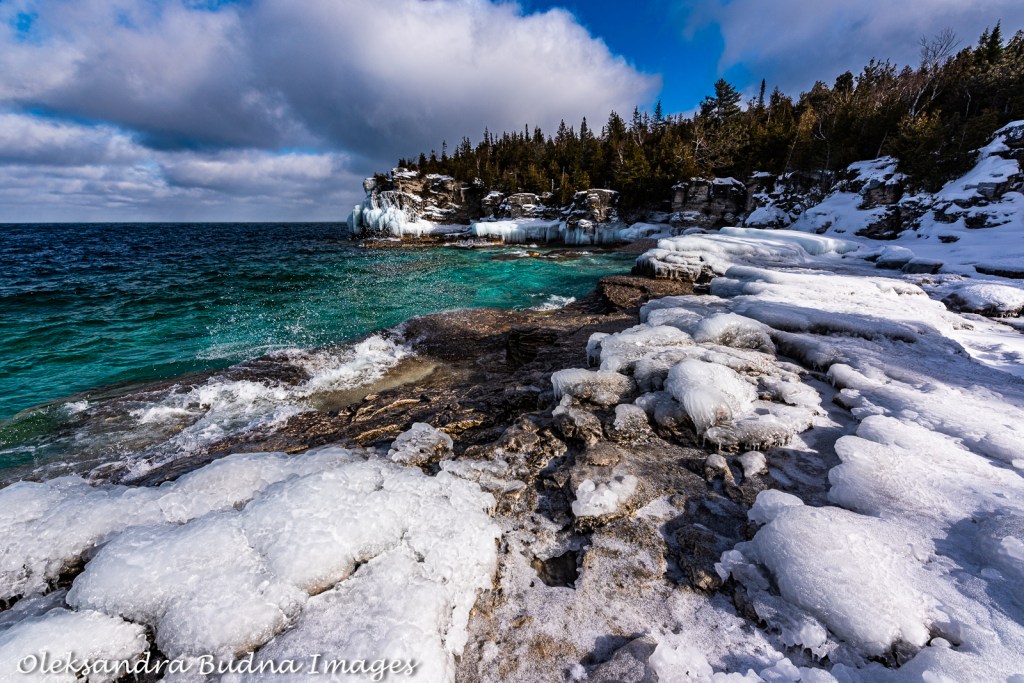 Bruce Peninsula National Park in the winter