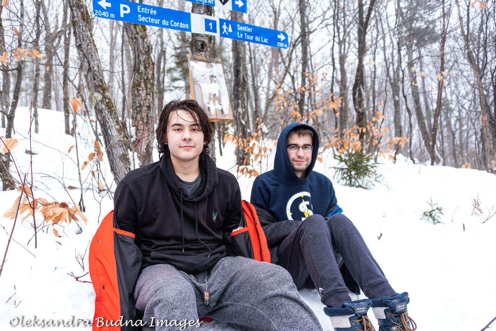 L'Aventurier trail at Les Refuges Perchés in Quebec