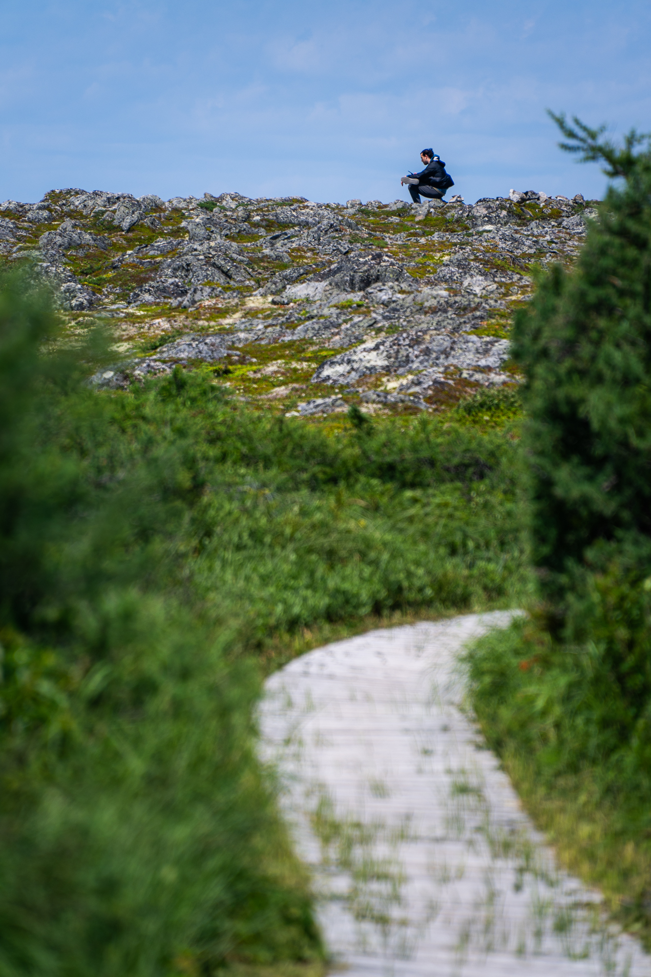 hiking at Great Northern Peninsula in Newfoundland