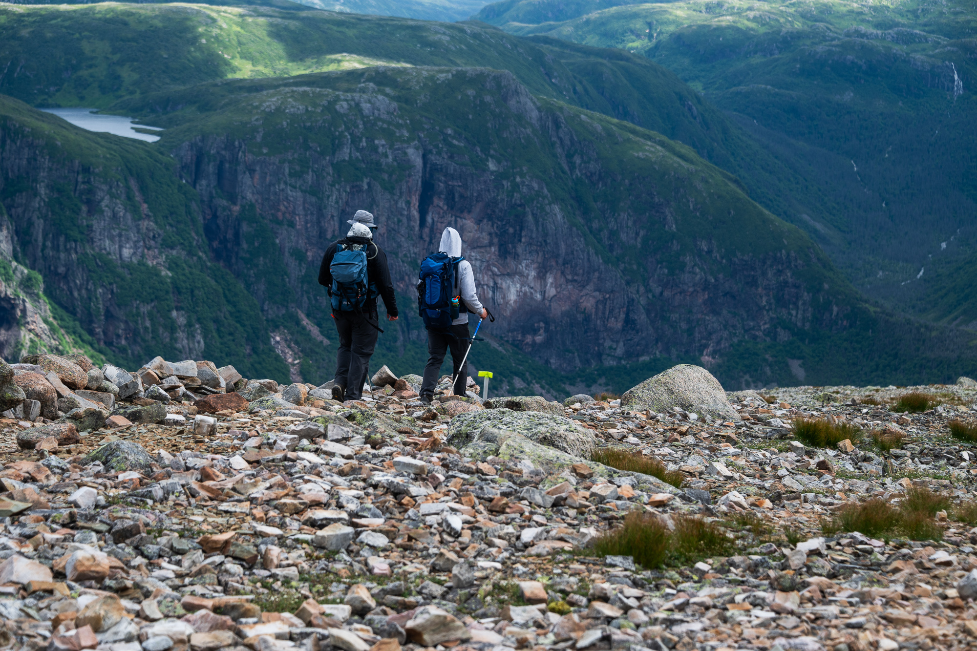 hiking in Gros Morne in Newfoundland