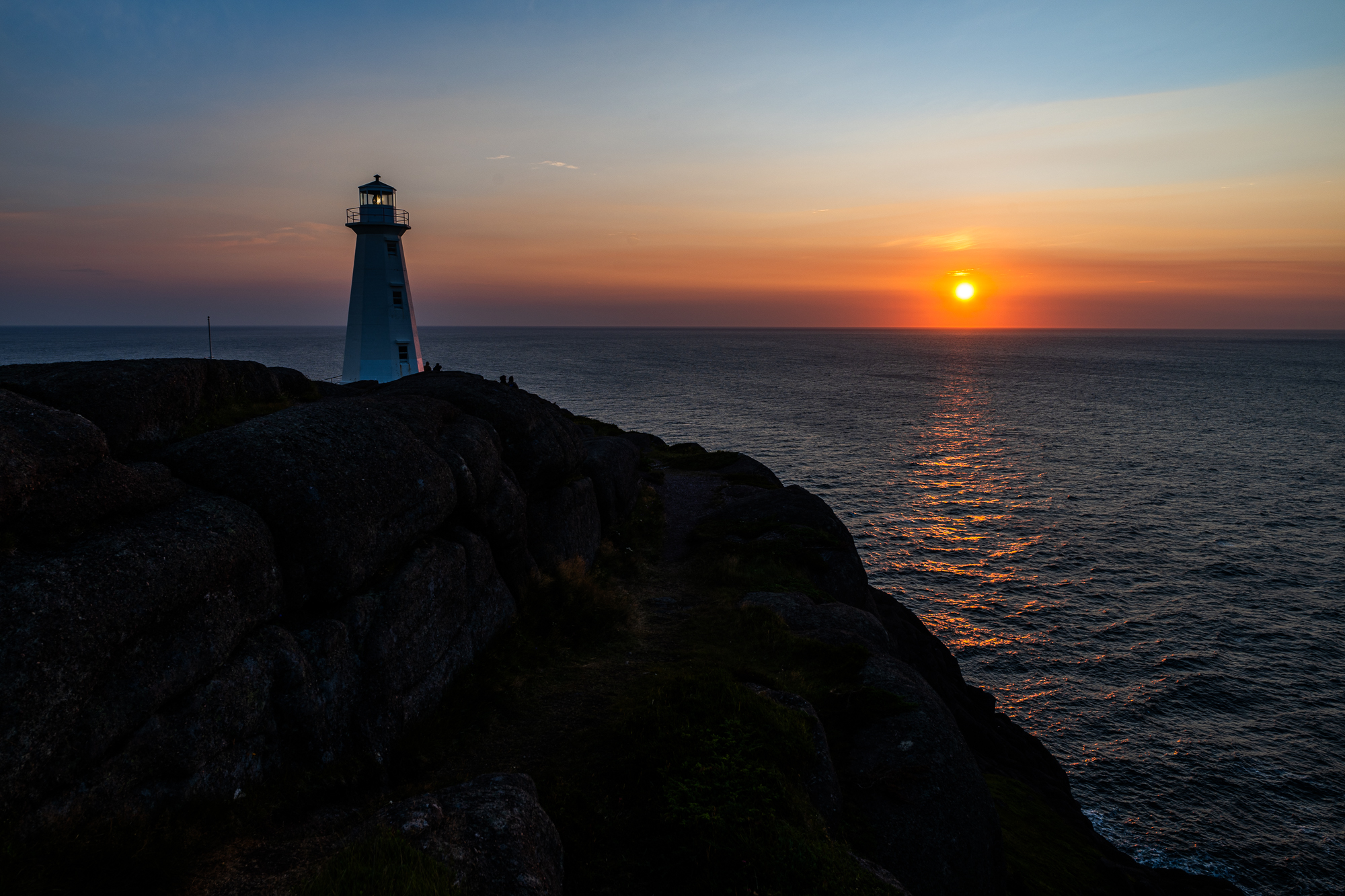 Sunrise at easternmost point of Canada